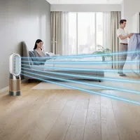 Purificateur à air chaud et froid HP09 de Dyson avec filtres HEPA et à formaldéhyde - Blanc