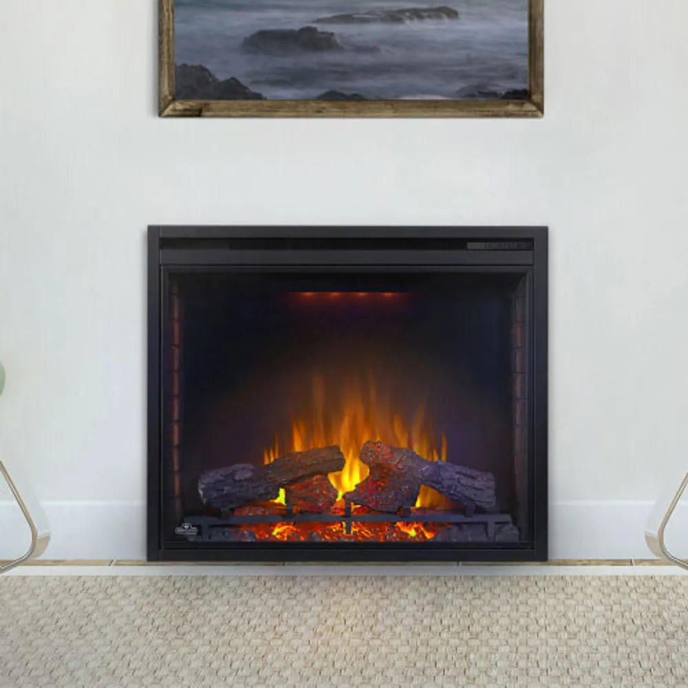 Napoleon Ascent 33" Built-in Electric Fireplace - 9000 BTU - Black