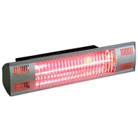 EnerG+ HEA-21580 Wall-mounted Electric Infrared Heater - 5,100 BTU - Silver