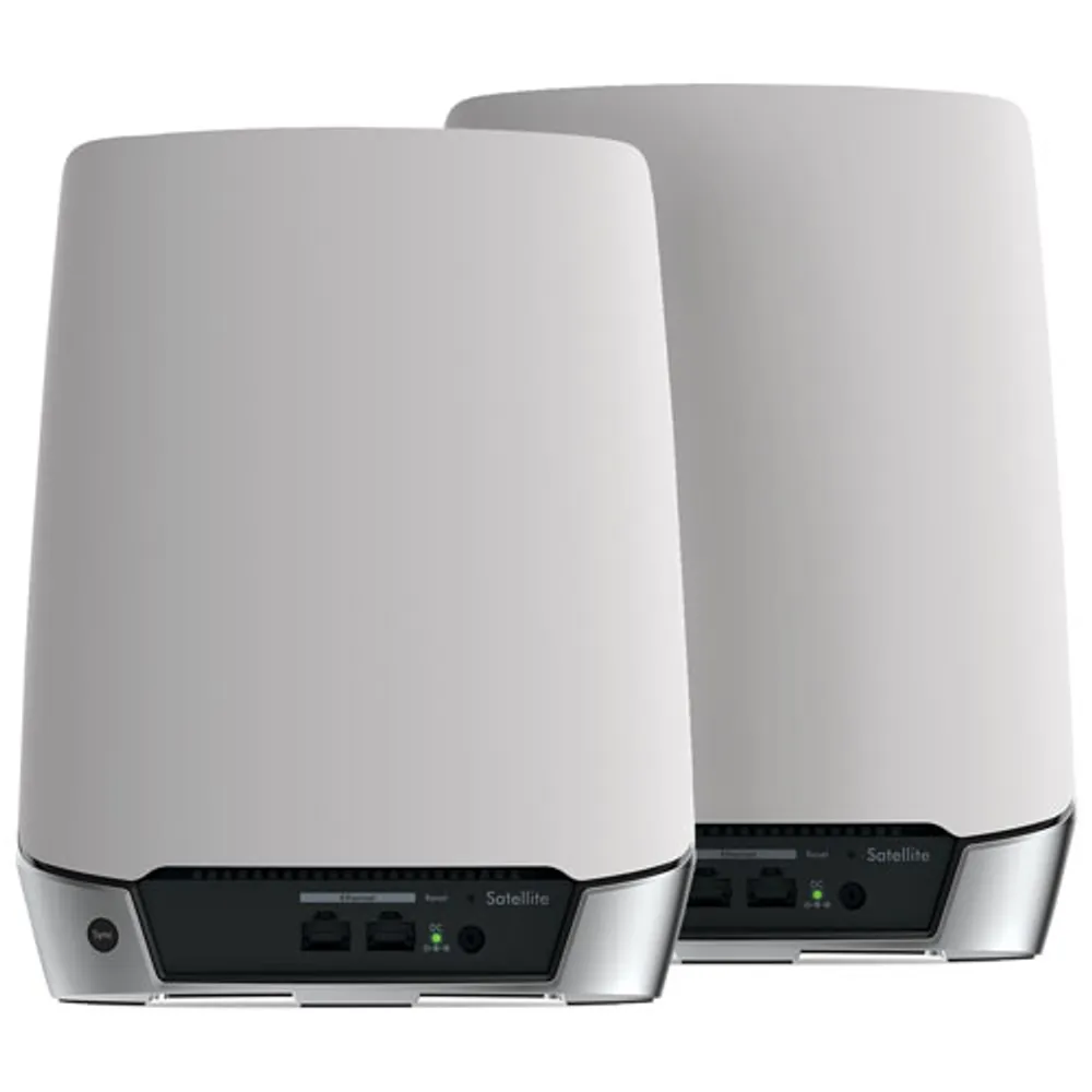 NETGEAR Orbi Tri-Band AX6000 Whole Home Mesh Wi-Fi 6 System (RBK853-100CNS) - 3 Pack