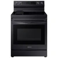 Samsung 30" 6.3 Cu. Ft. True Convection Electric Air Fry Range (NE63A6711SG) - Black Stainless