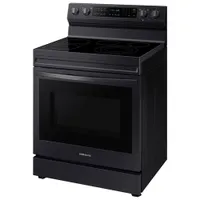 Samsung 30" 6.3 Cu. Ft. True Convection Electric Air Fry Range (NE63A6711SG) - Black Stainless