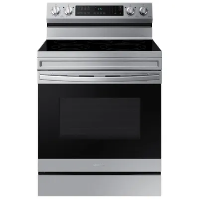 Cuisinière électr. convection à ventilateur friture air 6,3 pi³ 30 po Samsung (NE63A6511SS) - Inox