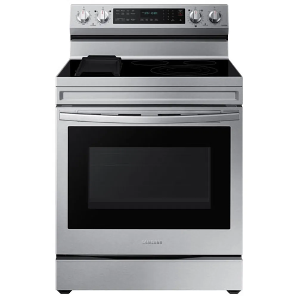 Samsung 30" 6.3 Cu. Ft. True Convection Electric Air Fry Range (NE63A6711SS) - Stainless