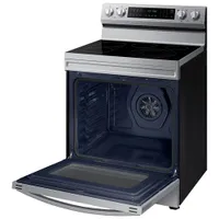 Samsung 30" 6.3 Cu. Ft. True Convection Electric Air Fry Range (NE63A6711SS) - Stainless