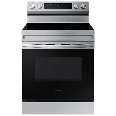 Cuisinière électrique autonome 6,3 pi³ 30 po de Samsung (NE63A6111SS) - Acier inoxydable