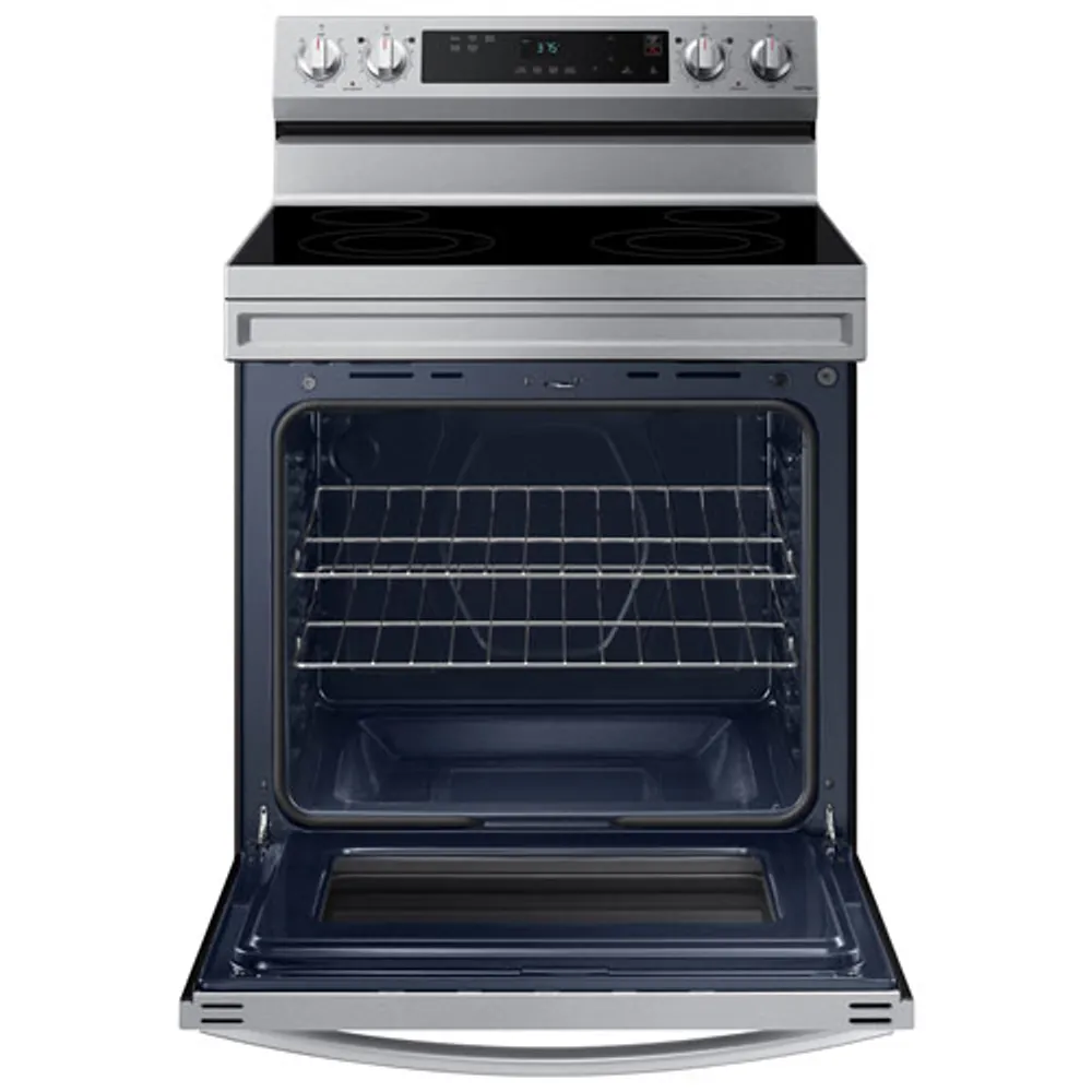 Cuisinière électrique autonome 6,3 pi³ 30 po de Samsung (NE63A6111SS) - Acier inoxydable