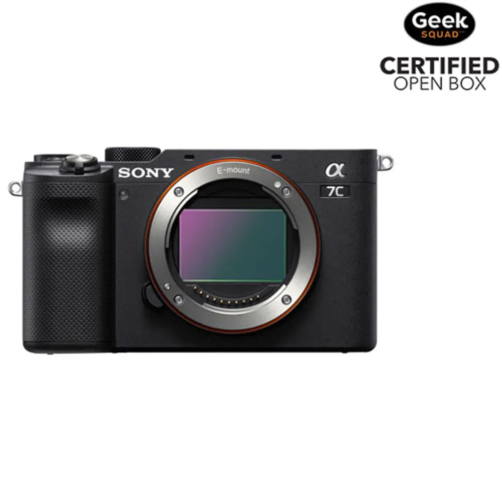 Open Box - Sony Alpha 7C Full-Frame Mirrorless Camera (Body Only) - Black