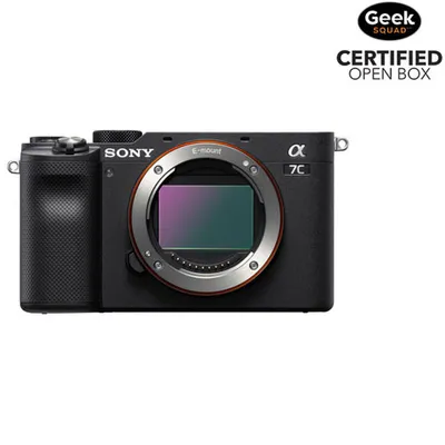 Open Box - Sony Alpha 7C Full-Frame Mirrorless Camera (Body Only) - Black