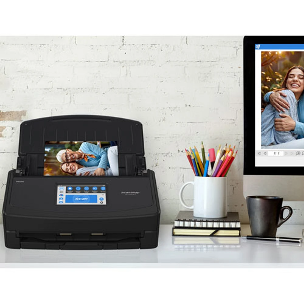Ricoh ScanSnap iX1600 Wireless Document Scanner - Black