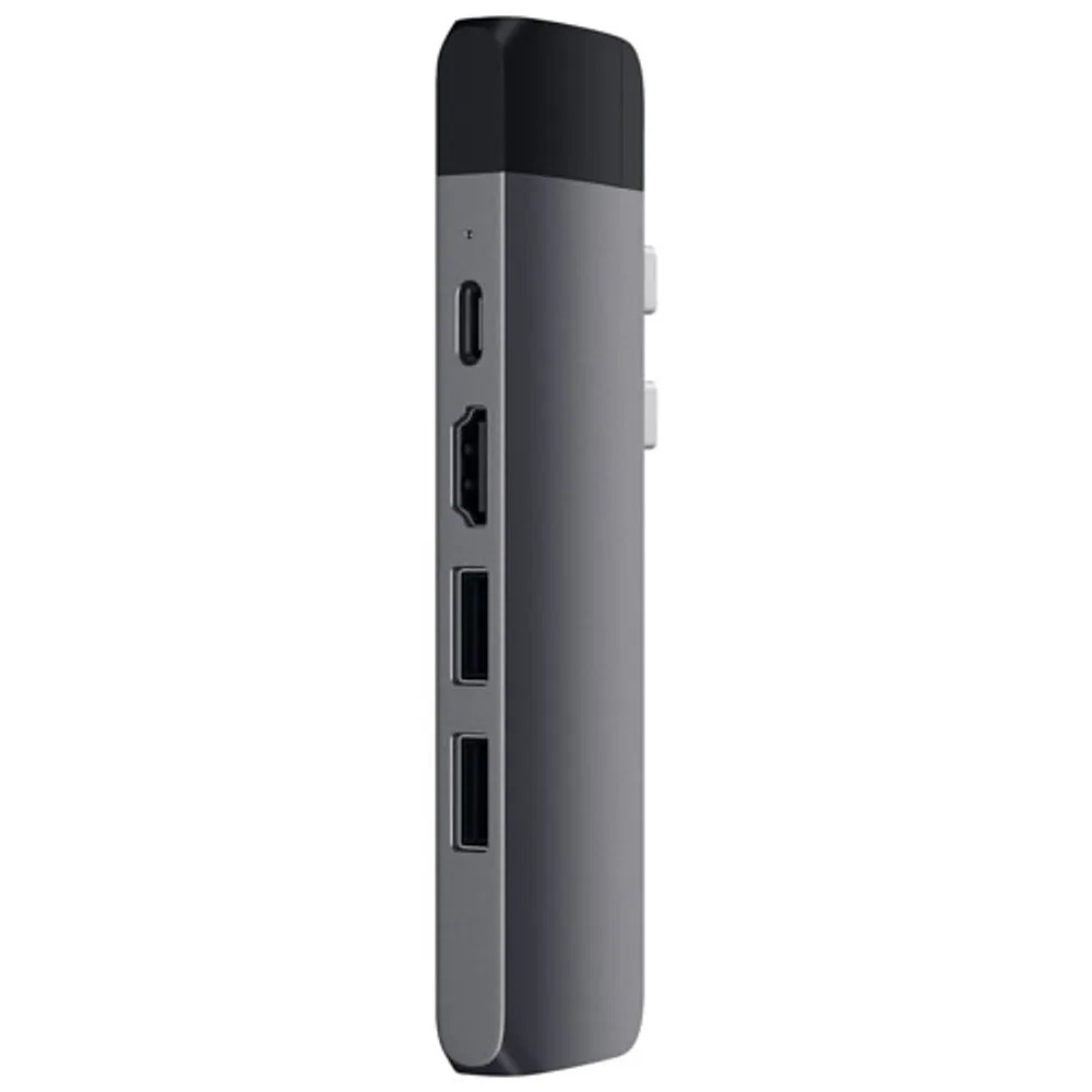 Satechi Pro USB-C Hub Adapter with Ethernet for MacBook Pro 13"/15" (ST-TCPHEM) - Space Grey