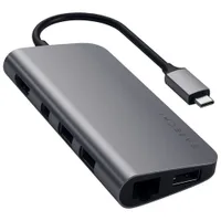 Satechi 9-Port USB-C Multimedia Adapter (ST-TCMM8PAM) - Space Grey