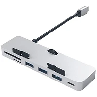 Satechi 6-Port USB-C Clamp Hub for iMac/iMac Pro (2017) (ST-TCIMHS) - Silver