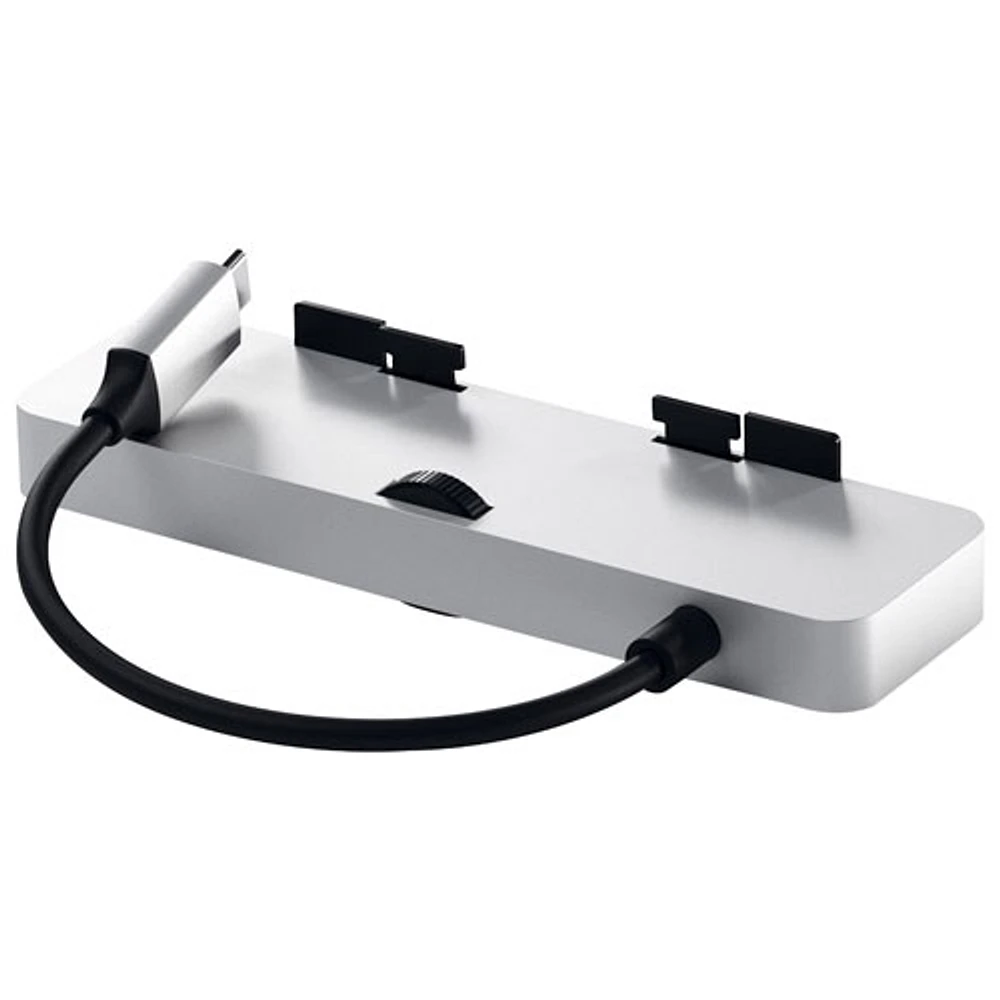 Satechi 6-Port USB-C Clamp Hub for iMac/iMac Pro (2017) (ST-TCIMHS) - Silver