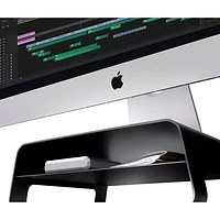 Support Curve Riser de Twelve South pour iMac/moniteur - Noir