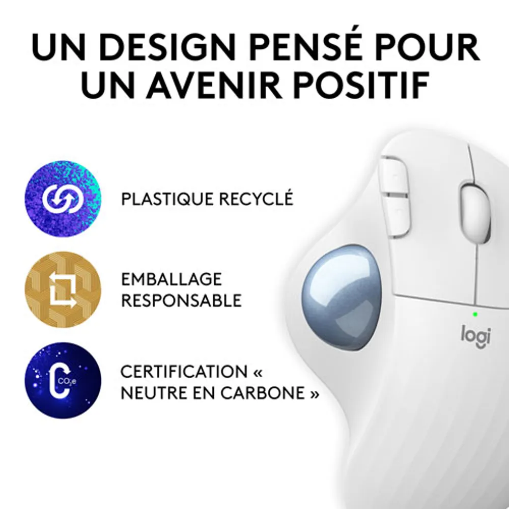 Souris à boule de commande Bluetooth ERGO M575 de Logitech