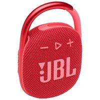 JBL Clip 4 Waterproof Bluetooth Wireless Speaker - Red