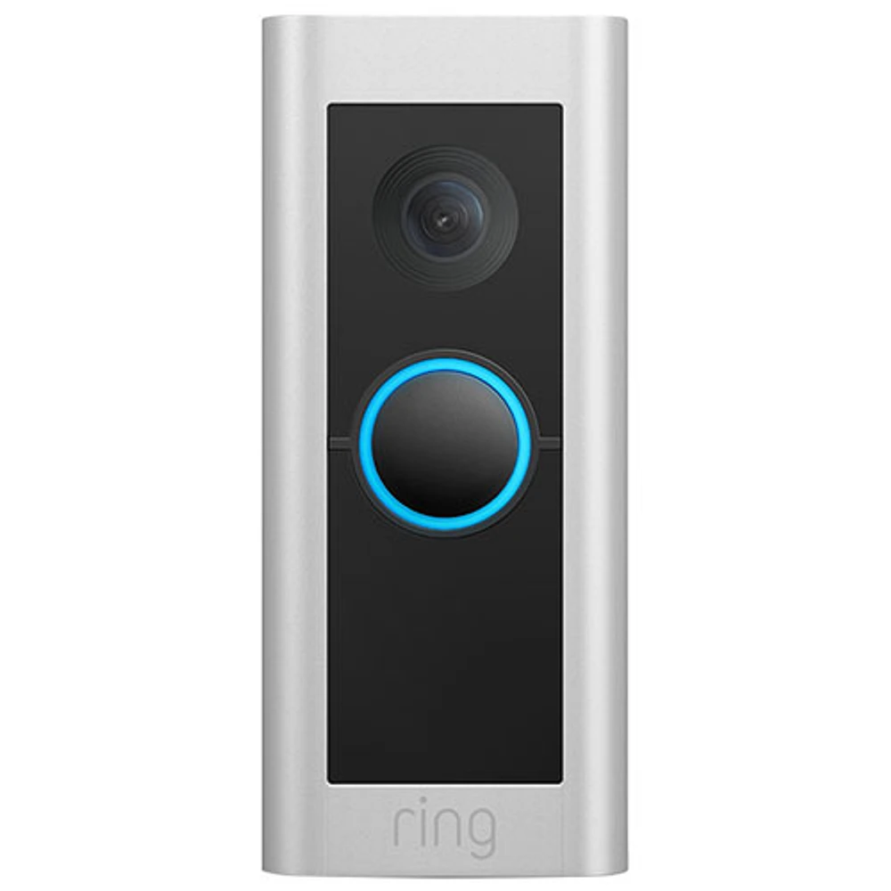 Ring Wi-Fi Video Wired Doorbell Pro - Satin Nickel