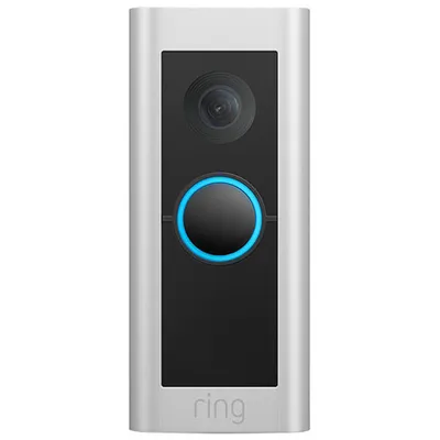 Ring Wi-Fi Video Wired Doorbell Pro - Satin Nickel