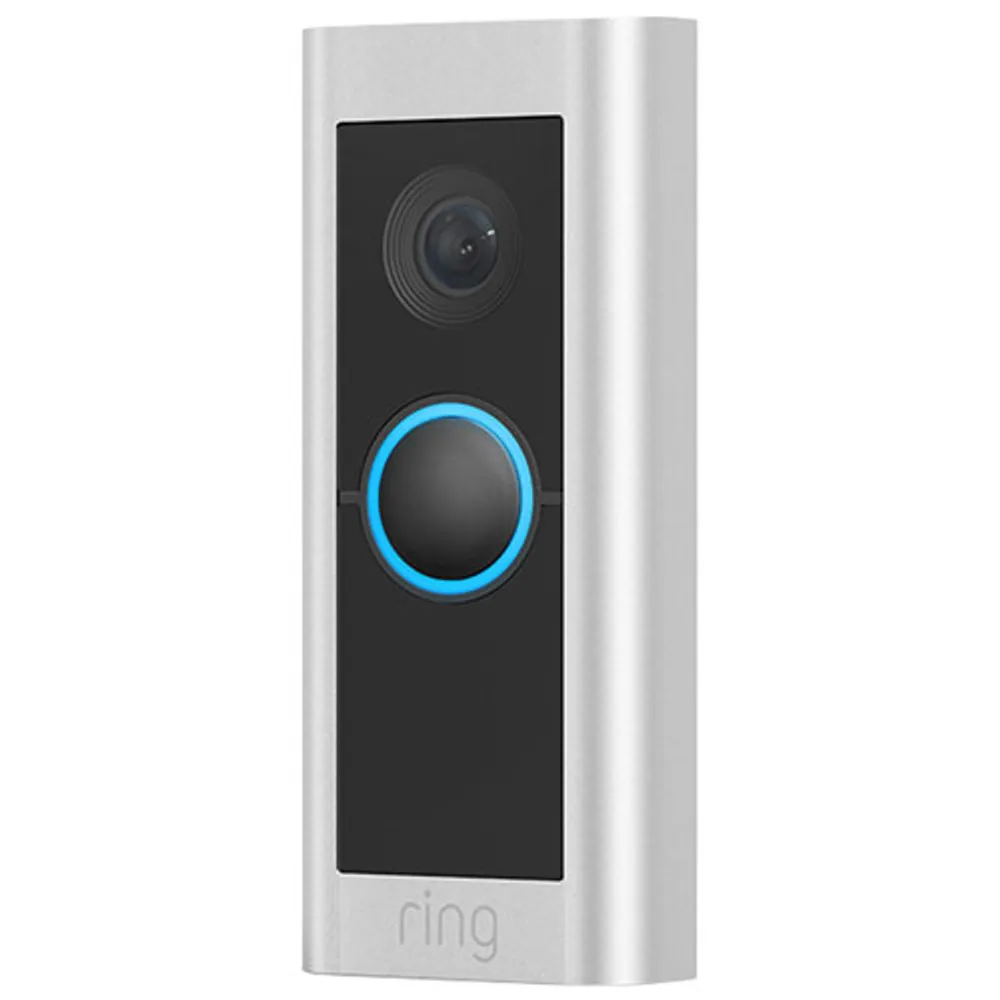 Ring Wi-Fi Video Wired Doorbell Pro - Satin Nickel