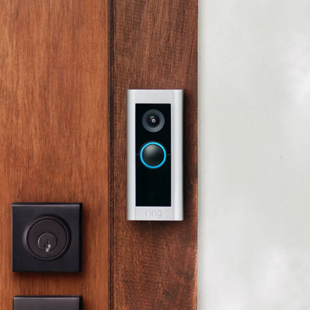 Ring Wi-Fi Video Wired Doorbell Pro - Satin Nickel