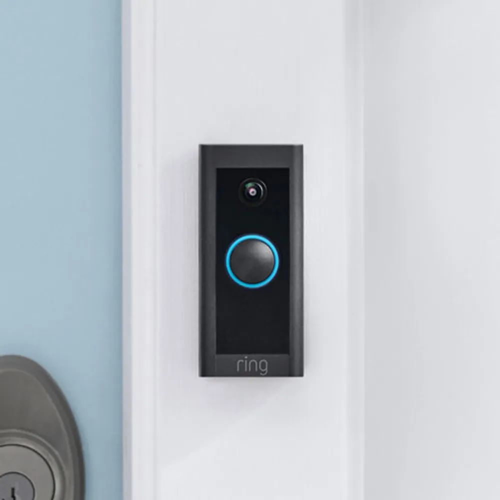 Ring Wired Wi-Fi Video Doorbell - Black