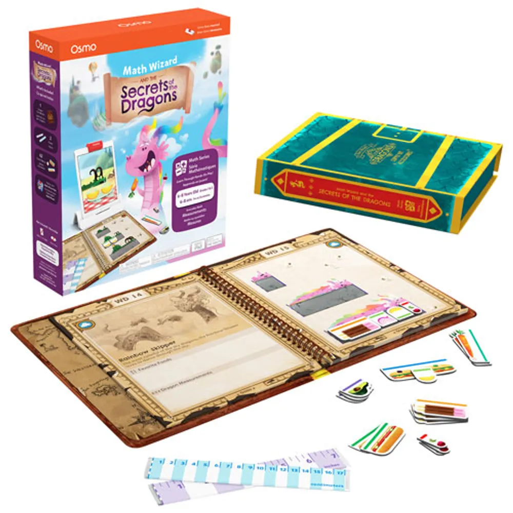 Extension de jeu Math Wizard and the Secrets of the Dragons d'Osmo