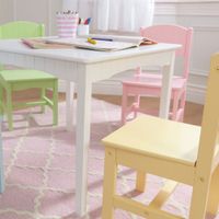 KidKraft Nantucket 5-Piece Table & Chair Set - Pastel