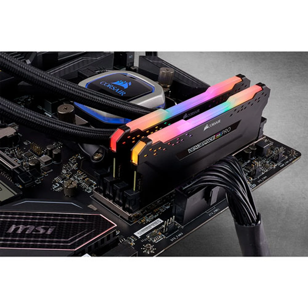 Corsair Vengeance RGB Pro 32GB (2 x 16GB) DDR4 3200MHz Desktop Memory (CMW32GX4M2E3200C16)
