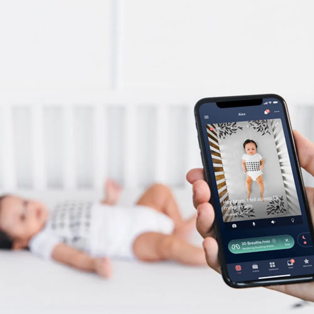 Nanit Pro Video Baby Monitor with Wall Mount and Sleep Tracking (N311CA)