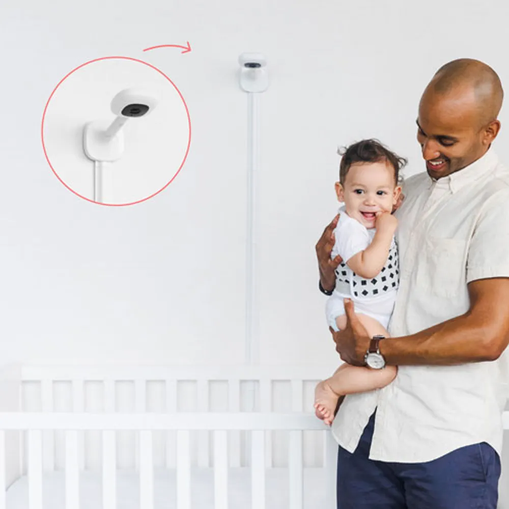 Nanit Pro Video Baby Monitor with Wall Mount and Sleep Tracking (N311CA)