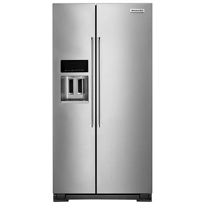 Kitchenaid 36" Side-by-Side Refrigerator (KRSC703HPS) - Stainless - Open Box - Perfect Condition