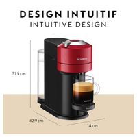 Nespresso Vertuo Next Coffee & Espresso Machine by Breville - Cherry Red