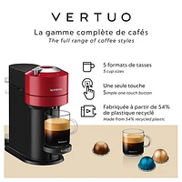 Machine à café/expresso Nespresso Vertuo Next par Breville - Rouge cerise