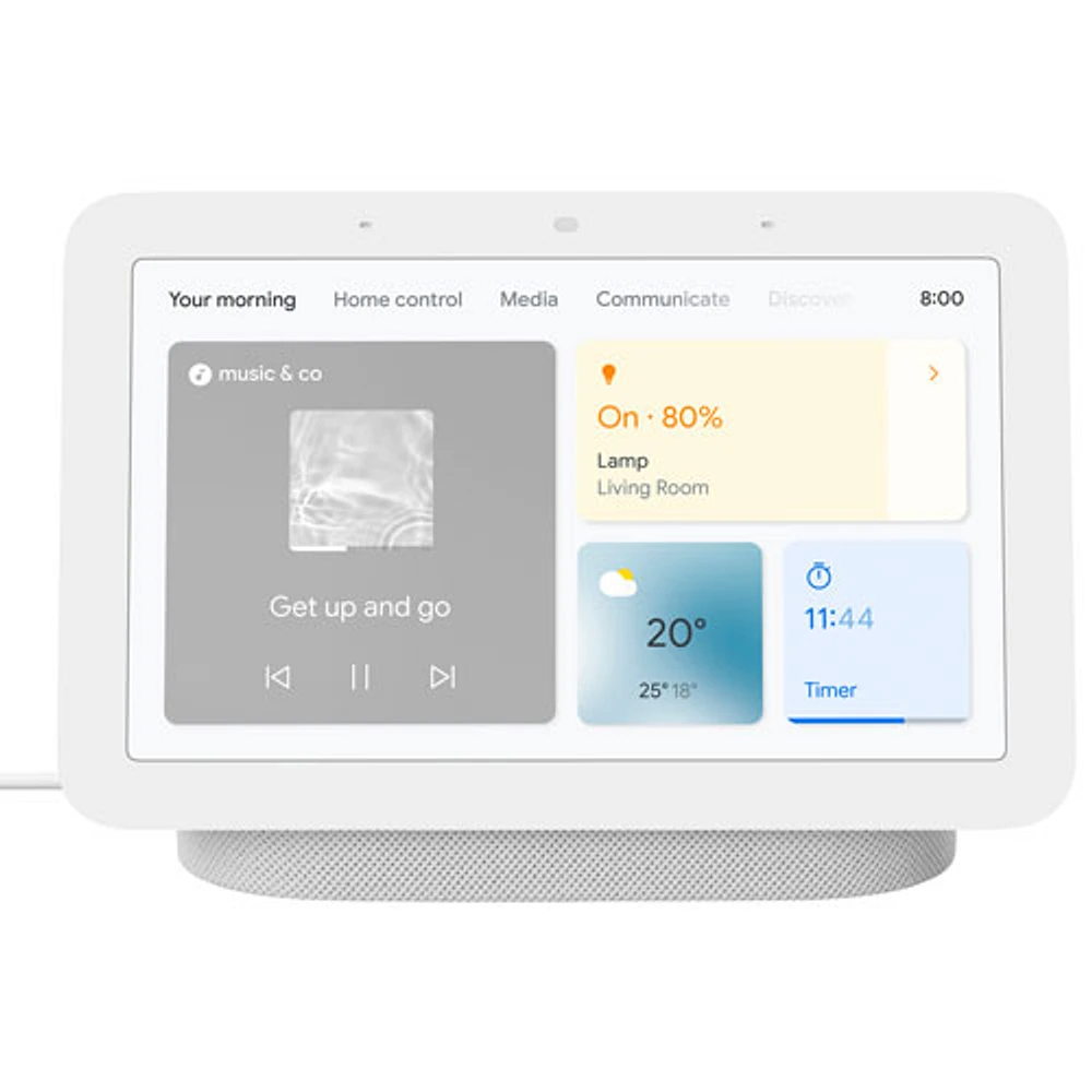 Écran intelligent Nest Hub de Google (2e gén.) avec Assistant Google - Craie