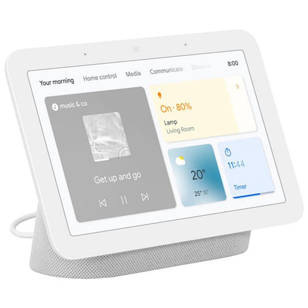 Écran intelligent Nest Hub de Google (2e gén.) avec Assistant Google - Craie
