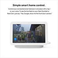 Écran intelligent Nest Hub de Google (2e gén.) avec Assistant Google - Craie