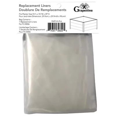 Grapevine Replacement Plastic Liner for 30" Square Planter (PL10005)