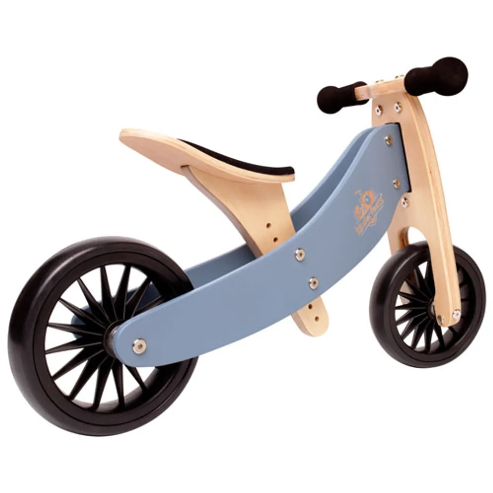 Kinderfeets Tiny Tot Plus 2-in-1 Kids Balance Trike/Bike - Slate Blue