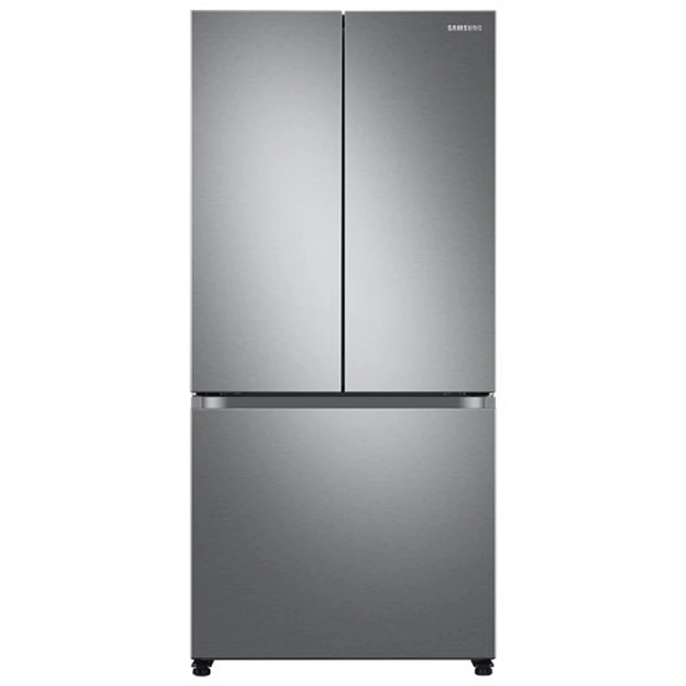 Samsung 33" 17.5 Cu. Ft. Counter-Depth French Door Refrigerator with Ice Dispenser (RF18A5101SR) - SS