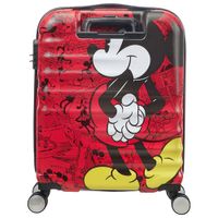 American Tourister Disney Wavebreaker 21" Hard Side Carry-On Luggage - Red/Mickey Mouse