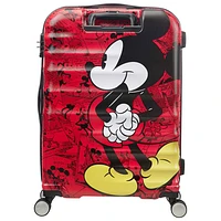 American Tourister Disney Wavebreaker 25" Hard Side Luggage - Red/Mickey Mouse
