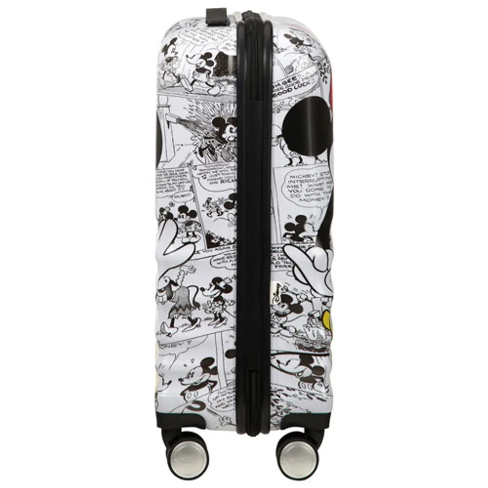 Bagage de cabine rigide de 21 po Disney Wavebreaker d'American Tourister - Blanc/Minnie Mouse