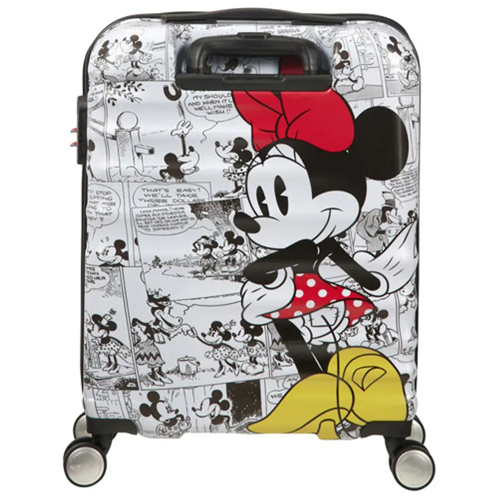 Bagage de cabine rigide de 21 po Disney Wavebreaker d'American Tourister - Blanc/Minnie Mouse
