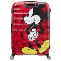 American Tourister Disney Wavebreaker 29" Hard Side Luggage - Red/Mickey Mouse