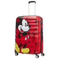 American Tourister Disney Wavebreaker 29" Hard Side Luggage - Red/Mickey Mouse