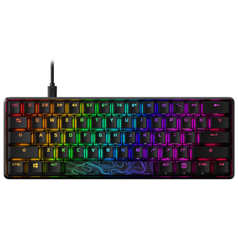 HyperX Alloy Origins 60 Backlit Mechanical Red-Linear Gaming Keyboard