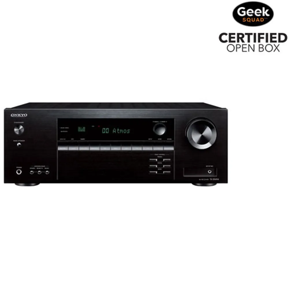 Open Box - Onkyo TX-SR494 7.2 Channel 4K Ultra HD AV Receiver