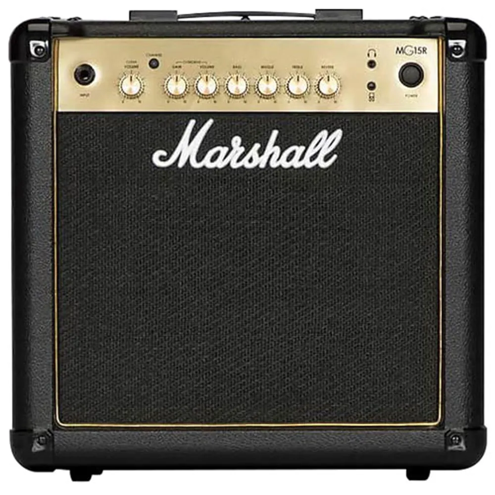 Marshall MG Gold 15W Guitar Combo Amp with Reverb (MG15GR)