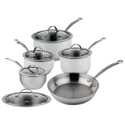 Meyer Nouvelle 10-Piece Cookware Set - Stainless Steel